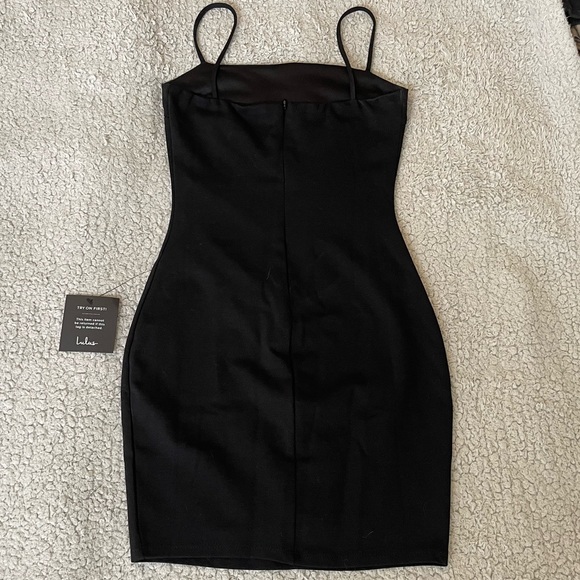 Lulu’s Black Bodycon Dress XS NWT - Picture 2 of 8